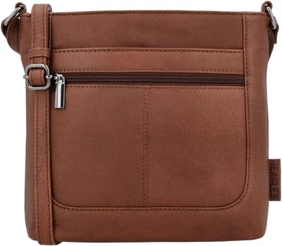 Beagles Benidorm Schoudertas - Crossbody - Dames - Tas - Klassiek - Praktisch - Leren Dames Tas - Cognac