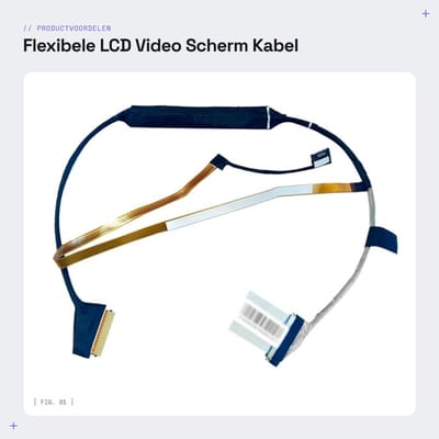 Dailygoods- Tafelkleed Compatibel met MSI - LCD-scherm Kabel - 40PIN - 144HZ - Niet Touchscreen - Nieuwe Staat - Fabriek Getest - Beeldschermkabel