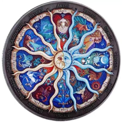 Tarot Twaalf Sterrenbeelden Geluk Uitdagingsmunt Omdraaien Fidget Autisme Angst Speelgoed Voor Volwassenen Kinderen Coole Spullen Herdenkingsgeschenken
