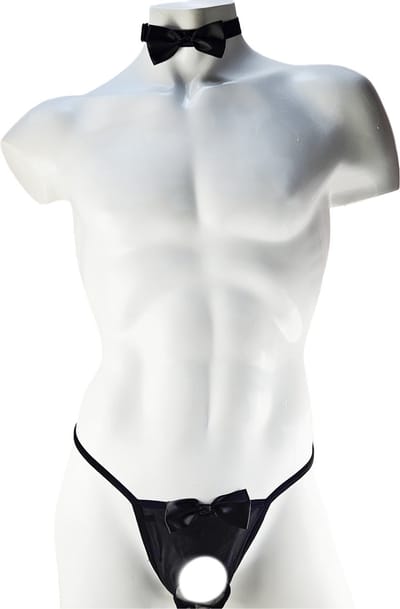 BamBella ® - Ondergoed pak -Onesize - Heren- - Erotische jumpsuit Man lingerie Rood rollenspel kleding valentijn voor mannen