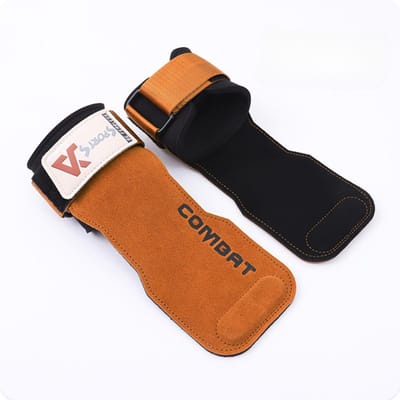 Leren Gym Handschoenen Pull-ups Gewichtheffen Gymnastiek Crossfit Anti-Slip Riem Wraps Ondersteuning Palm Bescherming Pads Fitness Accessoires