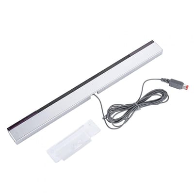 Allecto - Sensorbalk - Vervangende Bedrade Infraroodstraalsensorbalk - Draagbaar en Professioneel - Compatibel voor Wii en Wii U - Bewegingssensor ...
