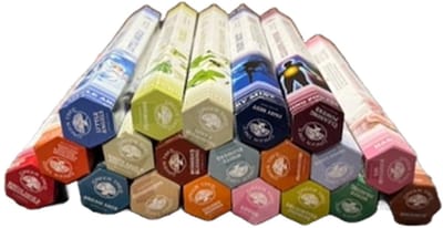BUYXL Green Tree - Wierook - 20 pakjes x 20stokjes = 400 van verschillende geuren wierook - wierook pakket - Creëer een Betoverende Sfeer met Ons Indiase Wierook Pakket en Gratis Wierookhouder!