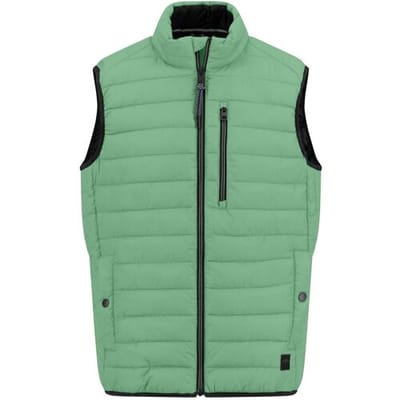 Fynch-Hatton Body-Warmer Light Weight Subtle Details Turf Green / male