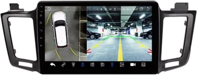 Autoradio met bluetooth - Carplay - Voor Toyota RAV4 (2013-2017) - Geschikt voor Apple en Android - Stereo - Navigatie - Navigatiesysteem auto