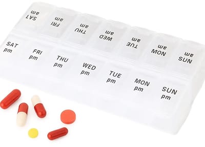 Pillendoosje I Pillendoos I Medicijn Doosje I Pil Box I Zondag t/m Zaterdag I 2 Weken I 14 dagen I Transparant