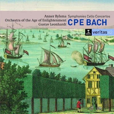 C.P.E. Bach: Symphonies & Cello Concertos / Bylsma, Leonhardt et al