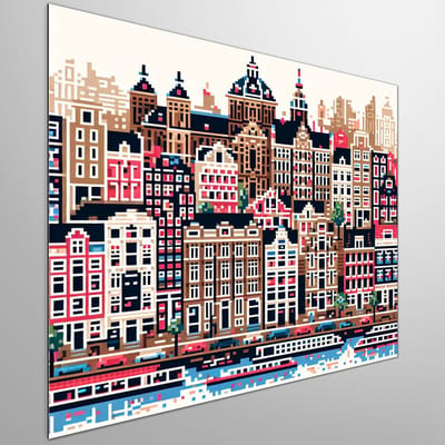 Kunstprint | Wanddecoratie | Dibond | 20 × 20 cm