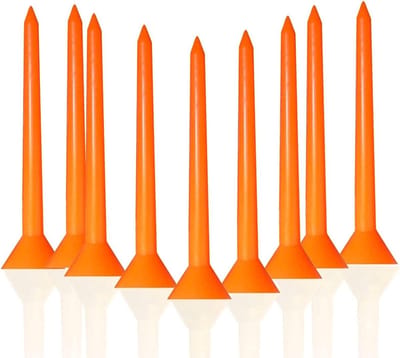 Golf Tees Plastic - Golf Tees Set - Golf Oefenen - Onbreekbaar Polymere - 70mm 50 Stuks - Gemengde Kleuren