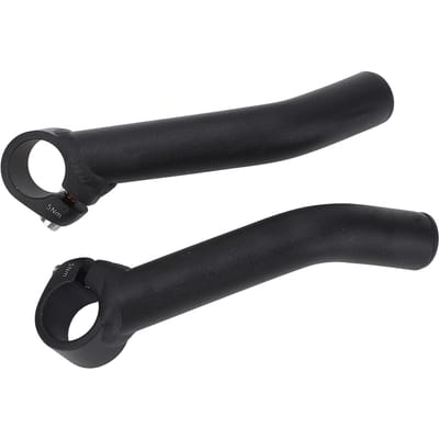 Fiets Stuur Einde Aluminiumlegering Arbeidsbesparend Lichtgewicht Comfortabele Grip Fiets Toeter Stuurverlenger black