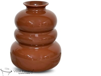 Vaas - Villa Pottery - Decoratie - Woondecoratie - Keramiek - Waterdicht - Bolla Vie 1_2 Brown