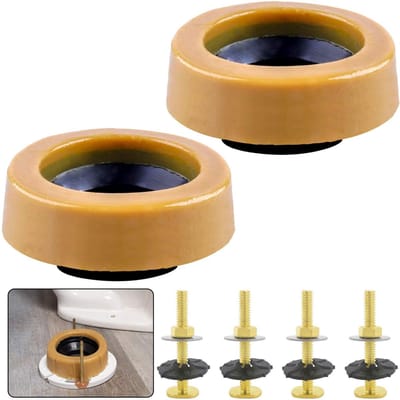 Toilet Herstel Kit - Waxring Set - Lekvrije Toilet Installatie - Extra Dikke Flens - 2 Stuks - N.v.t.