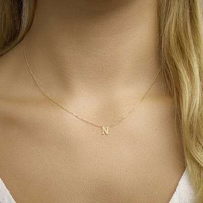 Collier Letter 40 - 42 - 44 Cm