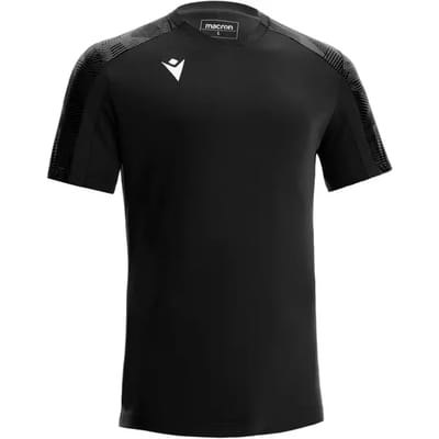 Macron Gede Shirt Korte Mouw Heren - Zwart / Donkergrijs | Maat: S