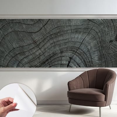 Coloray Zelfklevend Behang - Korrelpatroon Stickerbehang op rol - 250x104 cm - Grijs Zelfklevend Behang - Voor op kantoor, voor de hal, voor de woonkamer - Peel-and-stick techniek - Zelfklevend fotobehang
