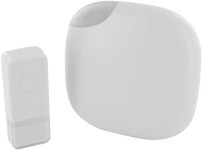 Draadloze Deurbel - Batterij deurbelset - Bezoekers Ontvangen - 300m Bereik - 80 dB Volume - Wit