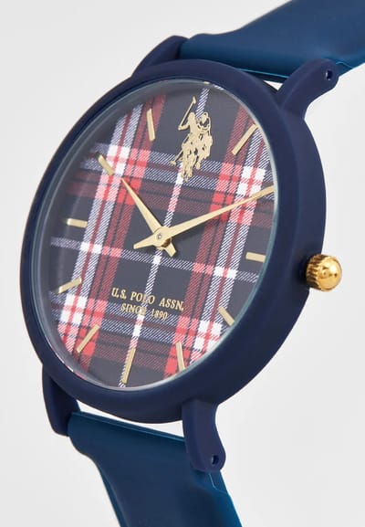 U.S. Polo Assn Horloge Remy Tartan Uniseks Horloge