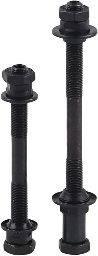 Holle naafas voor voor- en achterwielen, set met clip- en bouthefbomen voor racefietsen en mountainbikes, ideaal voor fietsaccessoires en BMX-bikes