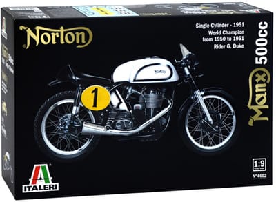 Italeri 4602 – Norton Manx 500CC – 1:9