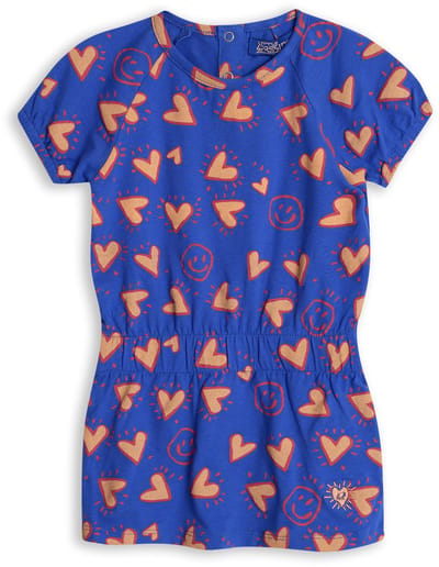 4PRESIDENT Meisjes jurk - Dazzling blue - Maat 74 - Meisjes jurken