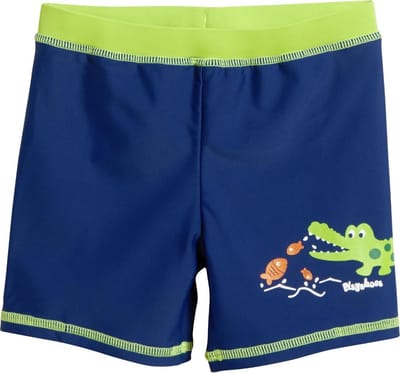 Playshoes Zwemshort Uv-werend Krokodil Blauw Maat 134/140