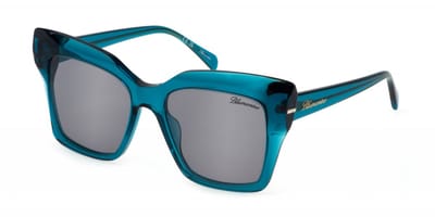 Blumarine SBM832S Blu/petrolio lucido 54/18/140 WOMAN Zonnebrillen