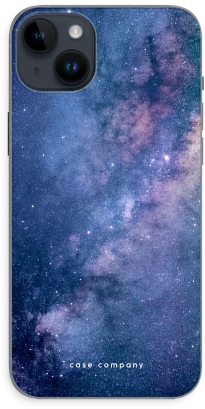 Case Company® - Hoesje geschikt voor iPhone 14 Plus hoesje - Nebula - Soft Cover Telefoonhoesje - Bescherming aan alle Kanten en Schermrand