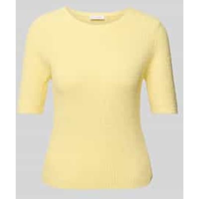 Gebreide pullover met 1/2-mouwen