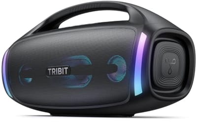 Draagbare Bluetooth speaker 200W met subwoofer, XBass, RGB verlichting, IP67 en 30 uur speeltijd voor buitenfeest en strand
