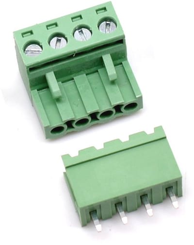 10 Set 4 Pin 5.08mm Pitch Mannelijke Vrouwelijke PCB Schroef Terminal Blok