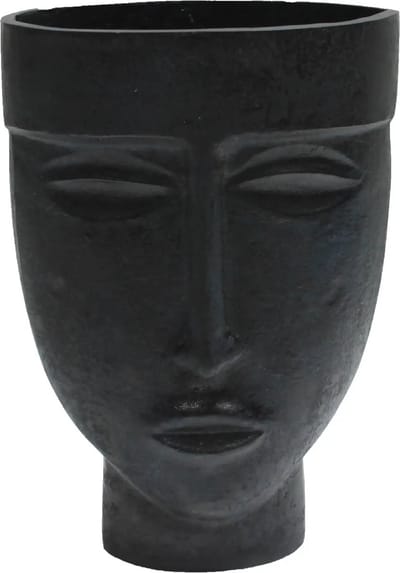 House of Nature Vaas Hinton zwart 29cm