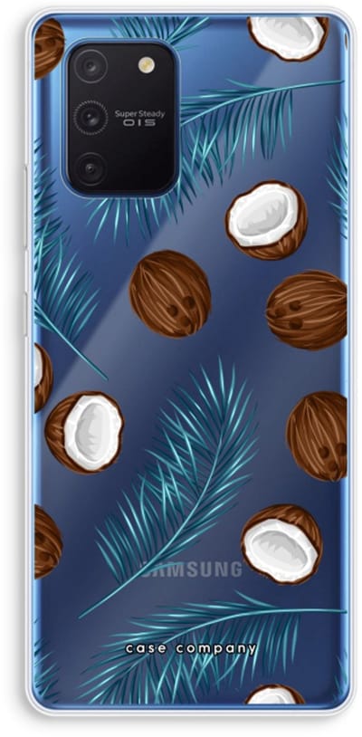 Case Company® - Hoesje geschikt voor Samsung Galaxy Note 10 Lite hoesje - Kokosnoot - Soft Cover Telefoonhoesje - Bescherming aan alle Kanten en Schermrand