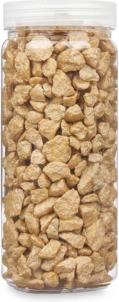 Giftdecor decoratie stenen/steentjes/kiezels - beige - 10-20 mm steentjes - potje 700 gram - Aquarium en vazen vulling