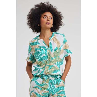 Blouse Moana Offwhite Bahia print