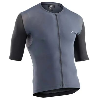 Northwave Extreme Korte Mouw Wielertrui Grijs L Man
