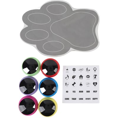 6 stuks Hond Communicatie Knoppen Interactieve Kat Hond Praten Zoemers Set Huisdier Training Knoppen met