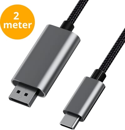 Rolio USB C naar HDMI Kabel - 4K@60hz - 2 meter - Premium Kwaliteit - USB-C naar HDMI 4K Ultra HD