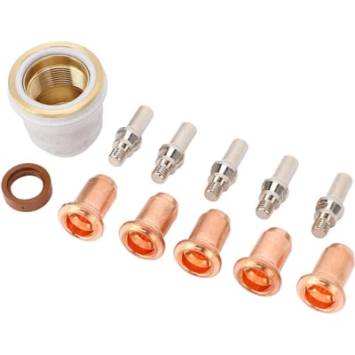 12 Stuks Set 52582 Elektrode 51313 P1.0 Mondstuk 60432 Schermkap 60028 Wervelring voor PT 60 IPT 60 IPT