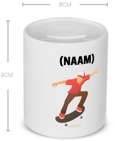 Akyol - skateboarden met eigen naam Spaarpot - Sport - skateboarder - skaten - 350 ML inhoud