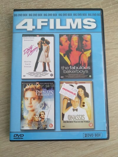 Big DVD Collection - 4 speelfilms (Dirty Dancing, The Fabulous Baker Boys, Onassis, The Princess Bride)