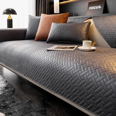 Licht Luxe Moderne Woonkamer Bankhoes Alle Seizoenen Universeel Anti-Slip Bankkussen Technologie Stof Waterdicht Kussen Pillow cover 30x50cm gray
