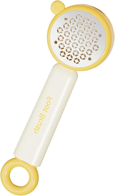 Voetvijl Dubbelzijdig - Eeltverwijderaar Rasp - Voeten Verzorgen - Ergonomische Antislip Grip - 20 cm - Grijs