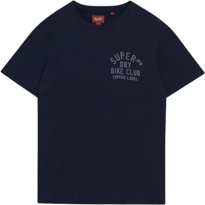 Superdry - Copper Label T-shirt met grafische print op de borst - Heren - T-shirts