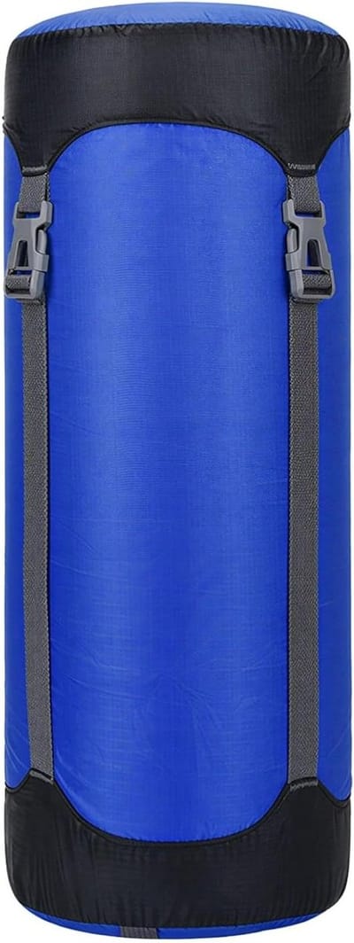 Slaapzak Compressiezak - Opbergzak Reis - Ruimte Besparen - Volume Reductie - XL 45 liter - Blauw
