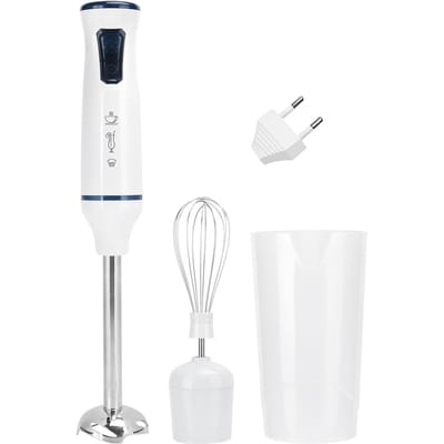 Multifunctionele 3-in-1 elektrische staafmixer, mixer, garde, foodprocessor white