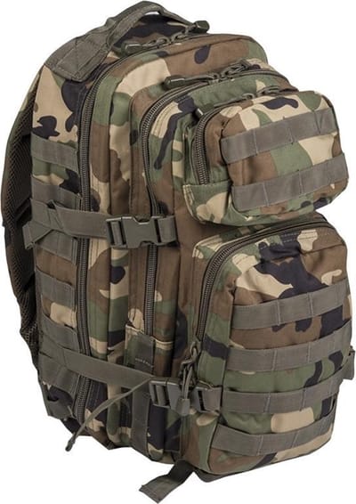 Mil-Tec US Assault Molle Backpack - Rugzak - 36 Liter - Woodland