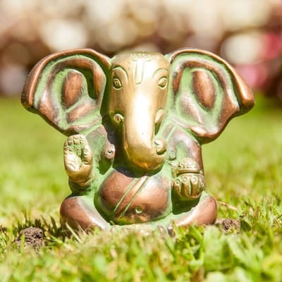 Ganesha messing 7 cm