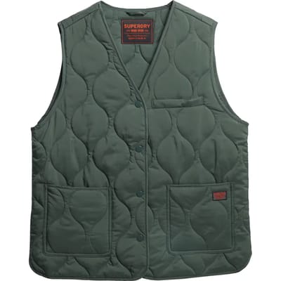 Superdry - Gewatteerde Lite bodywarmer met voering - Dames - Gilets