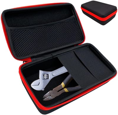 Dailygoods - Gereedschapstas van EVA, gereedschapstas, zwart, 22 x 12,5 x 6,5 cm