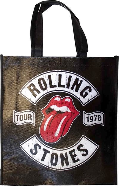 The Rolling Stones - Tour 78 Schoudertas - Zwart